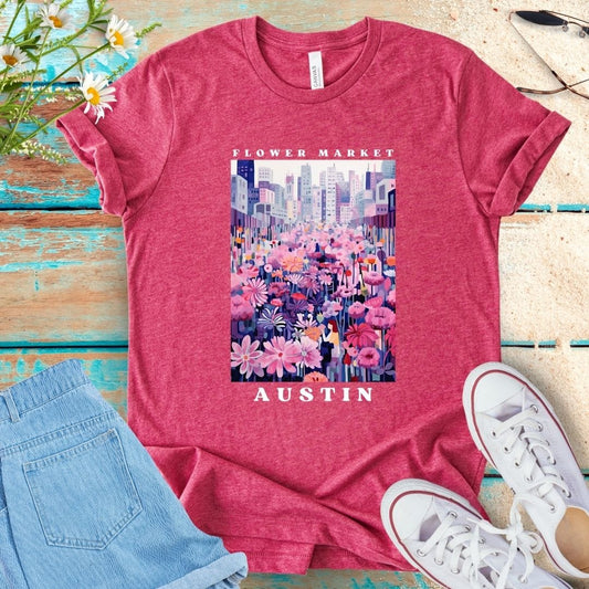 Flower Market Tee - Austin