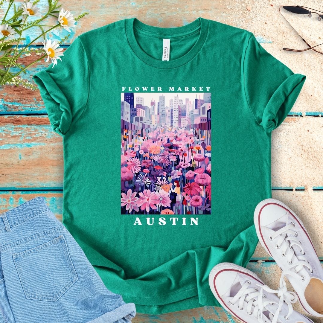 Flower Market Tee - Austin