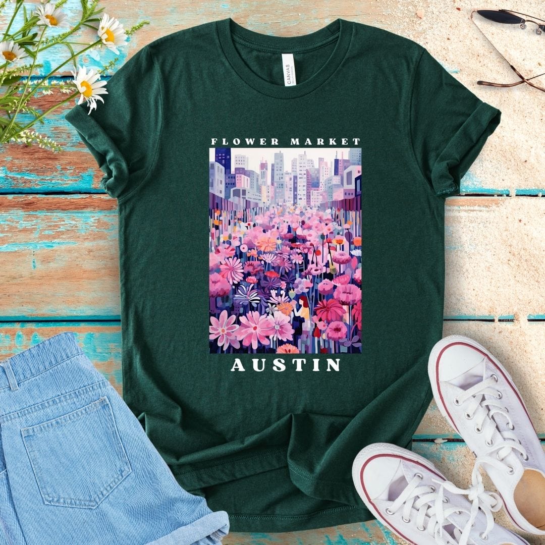 Flower Market Tee - Austin