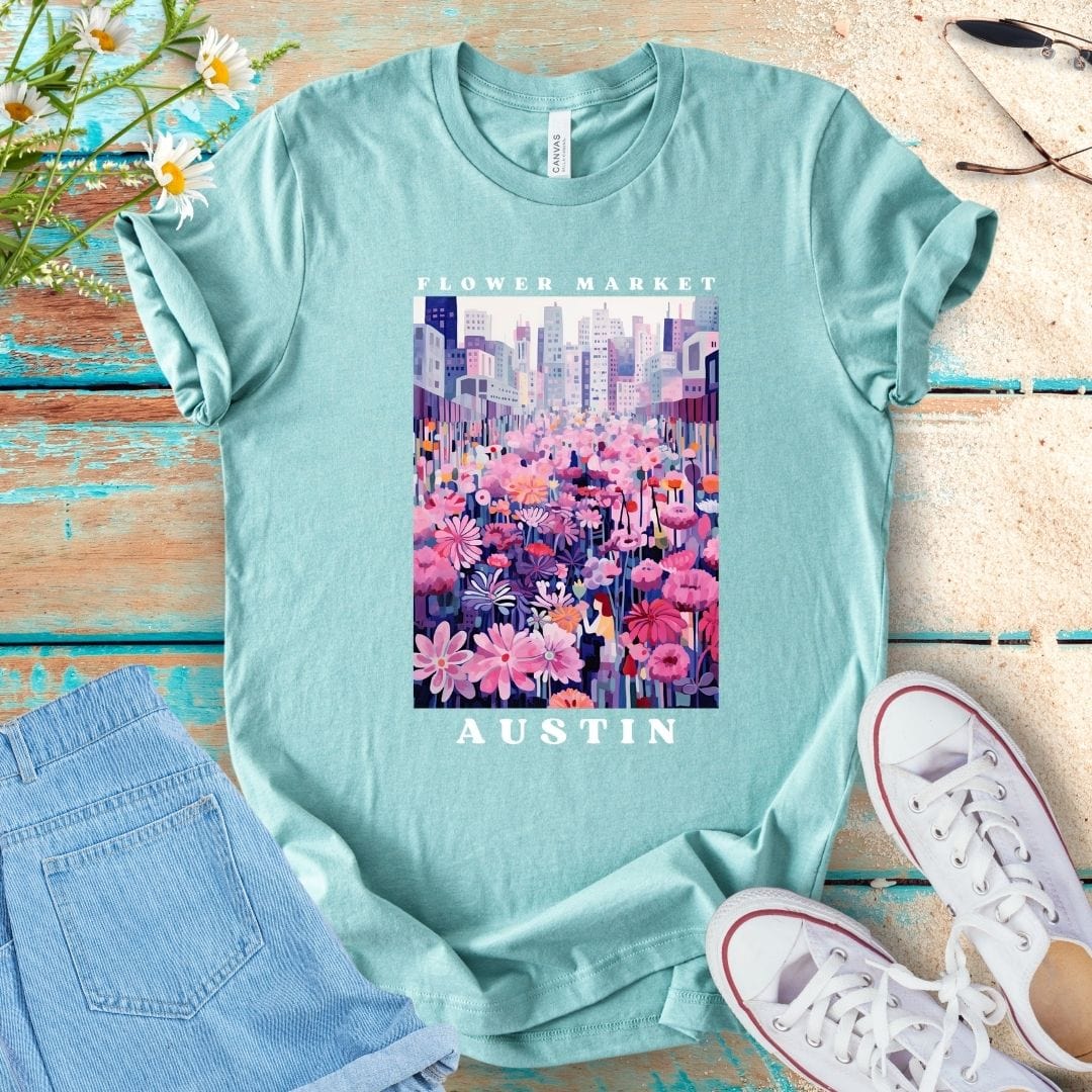 Flower Market Tee - Austin