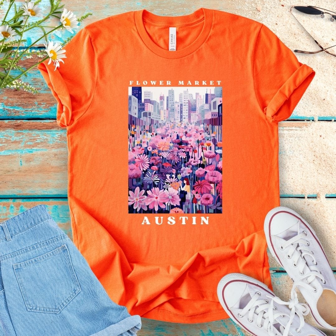 Flower Market Tee - Austin