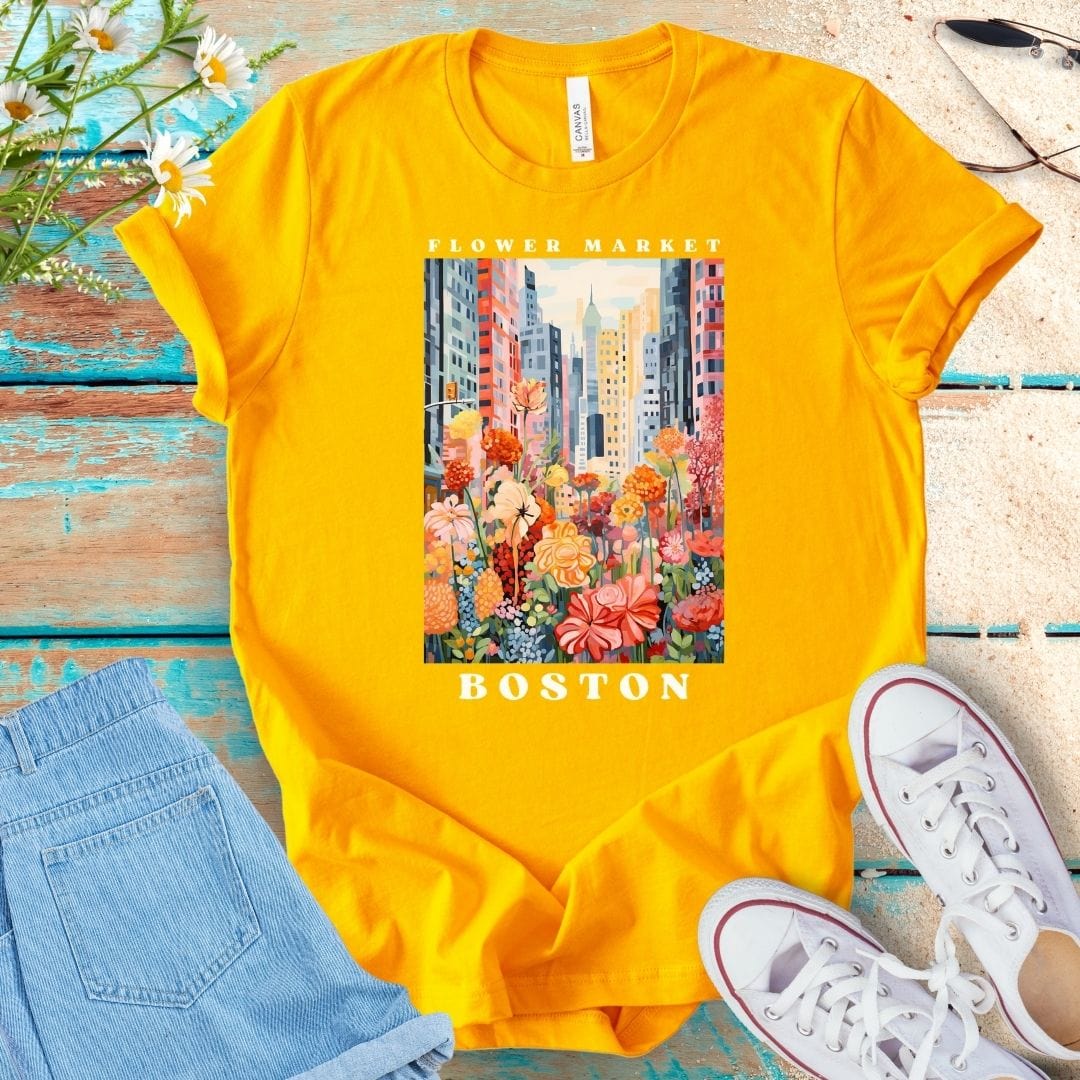Flower Market Tee - Boston