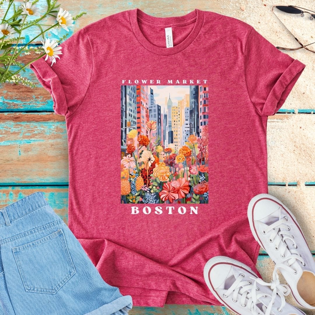 Flower Market Tee - Boston