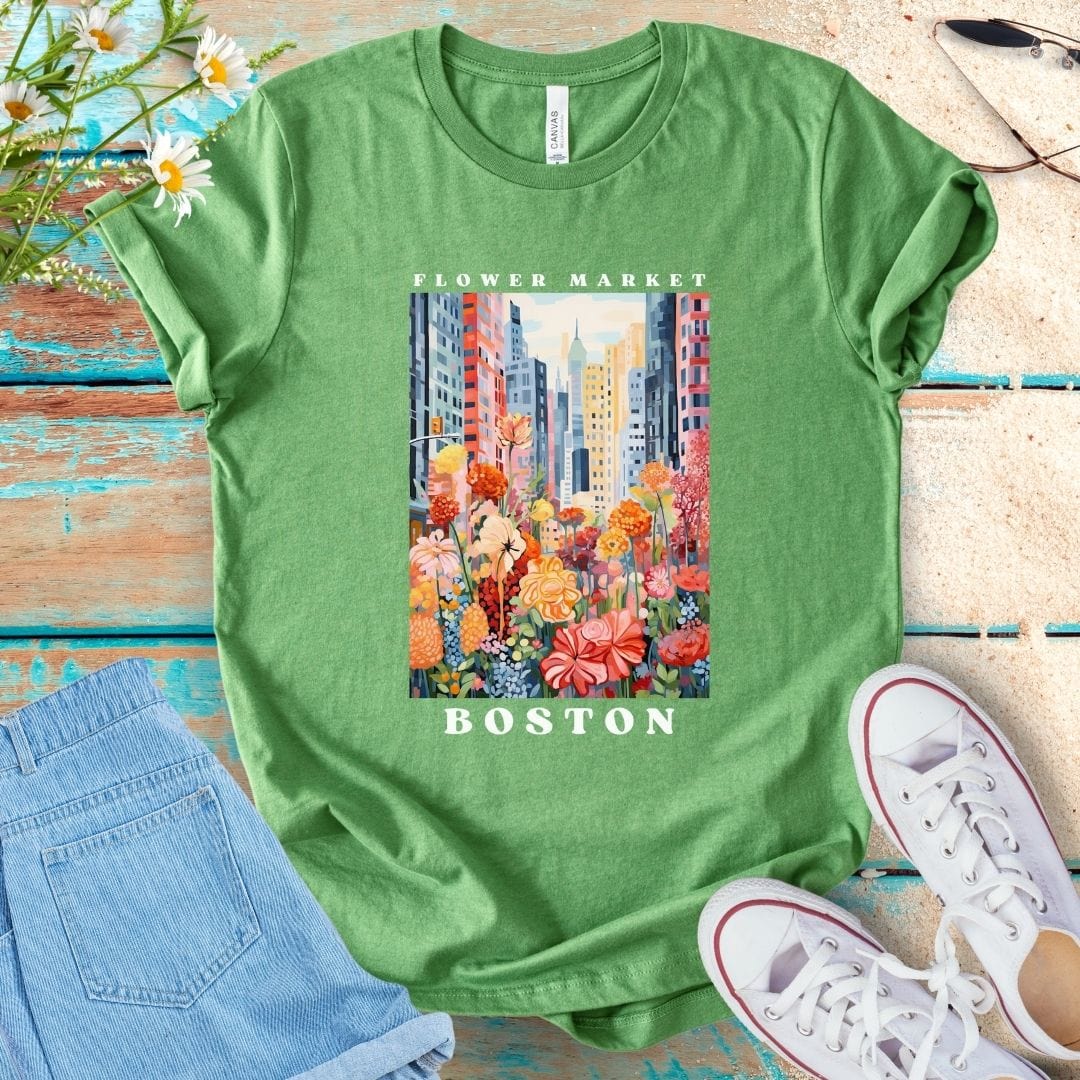 Flower Market Tee - Boston
