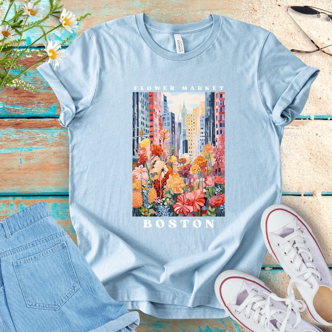 Flower Market Tee - Boston