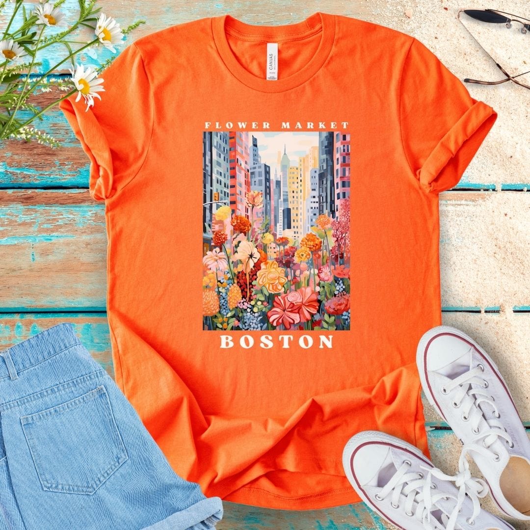 Flower Market Tee - Boston