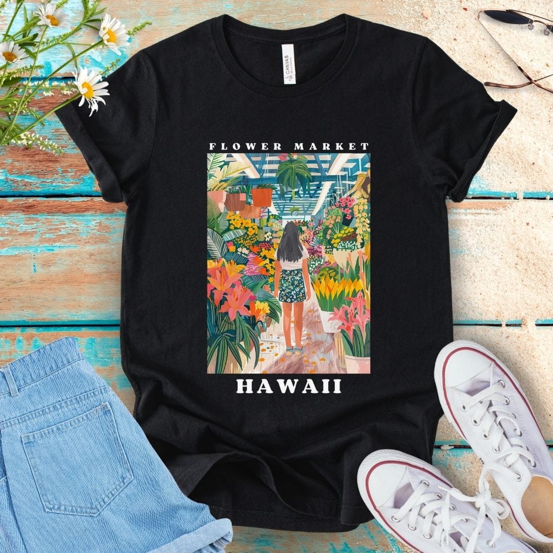 Flower Market Tee - Hawaii