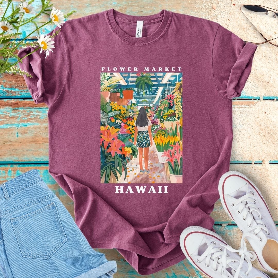 Flower Market Tee - Hawaii