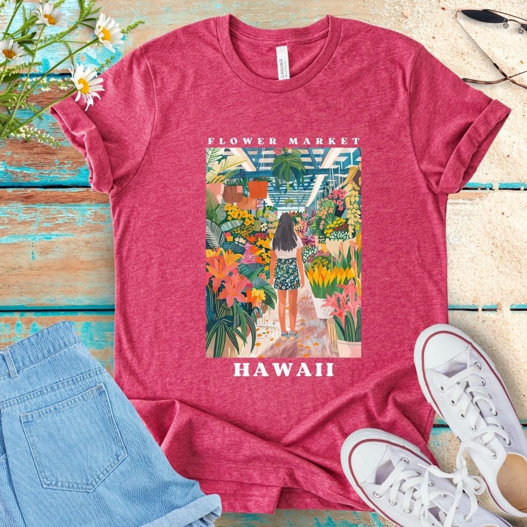 Flower Market Tee - Hawaii