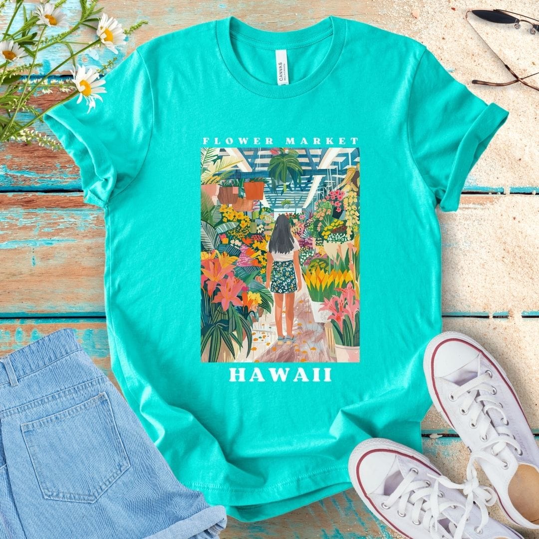 Flower Market Tee - Hawaii