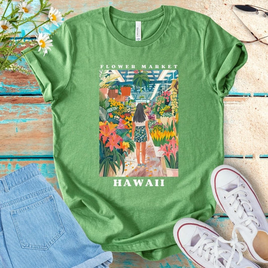 Flower Market Tee - Hawaii