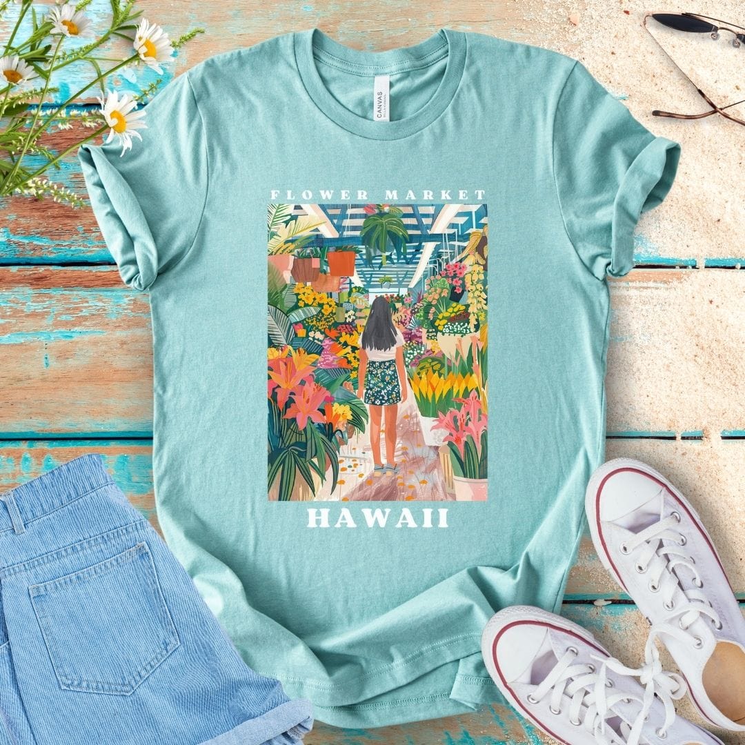 Flower Market Tee - Hawaii
