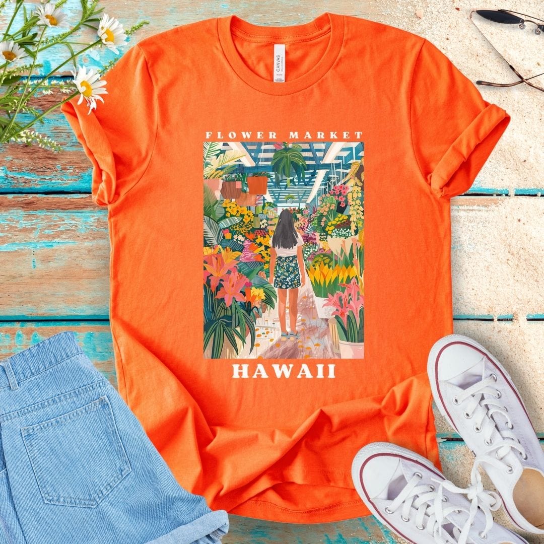 Flower Market Tee - Hawaii