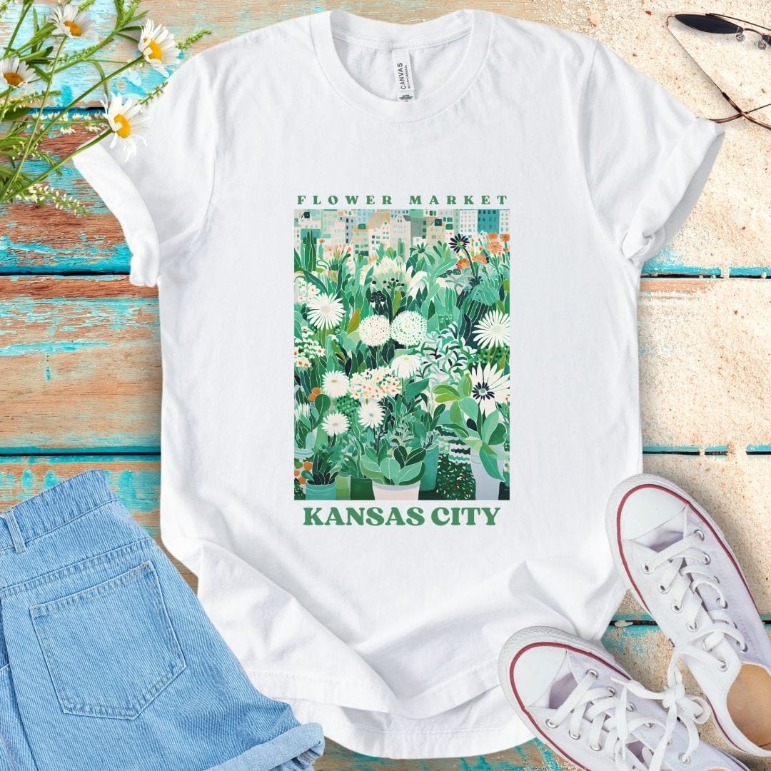 Flower Market Tee - Kansas City