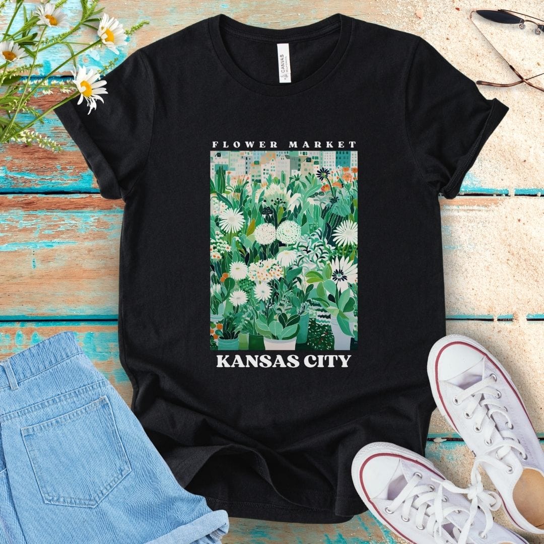 Flower Market Tee - Kansas City
