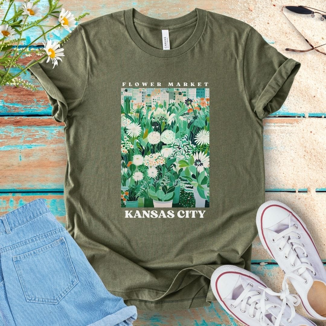 Flower Market Tee - Kansas City