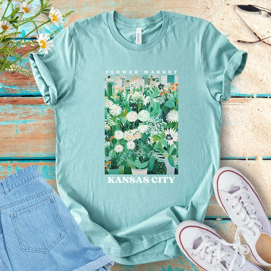 Flower Market Tee - Kansas City