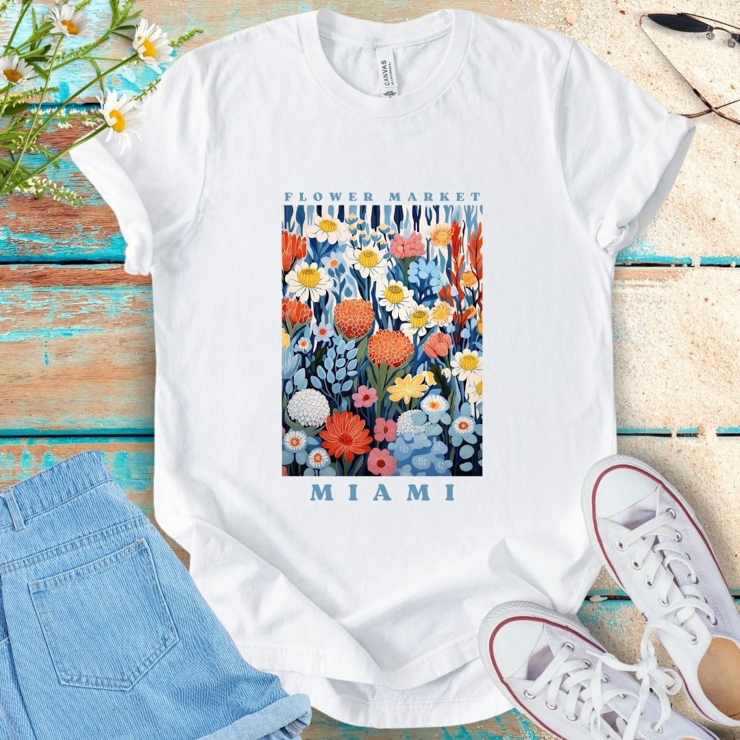 Flower Market Tee - Miami