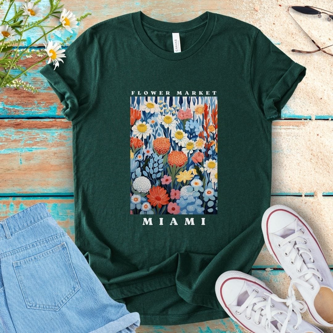 Flower Market Tee - Miami