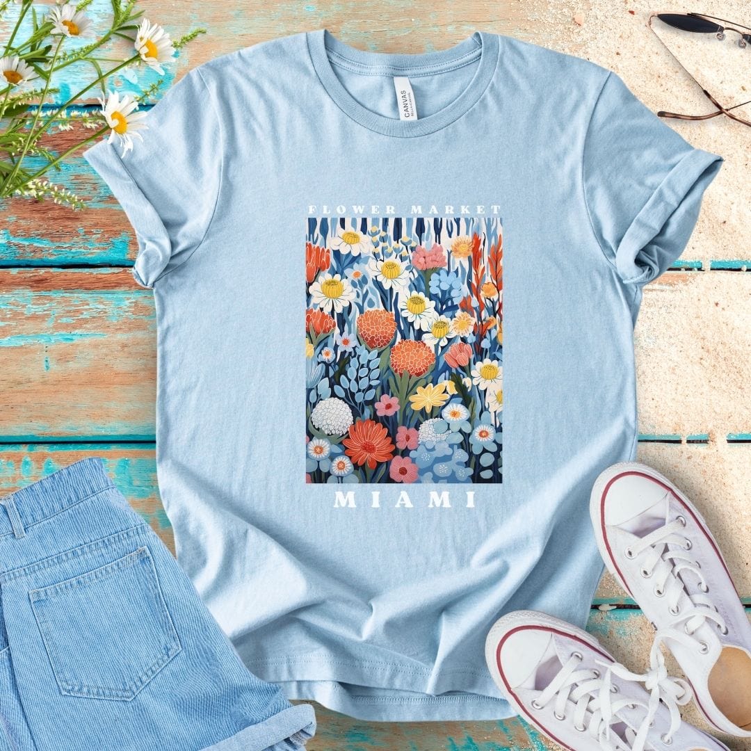 Flower Market Tee - Miami