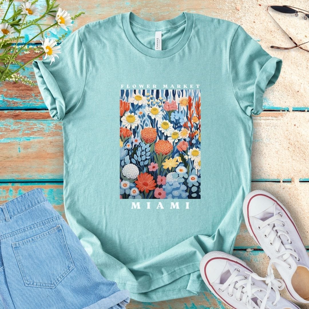 Flower Market Tee - Miami