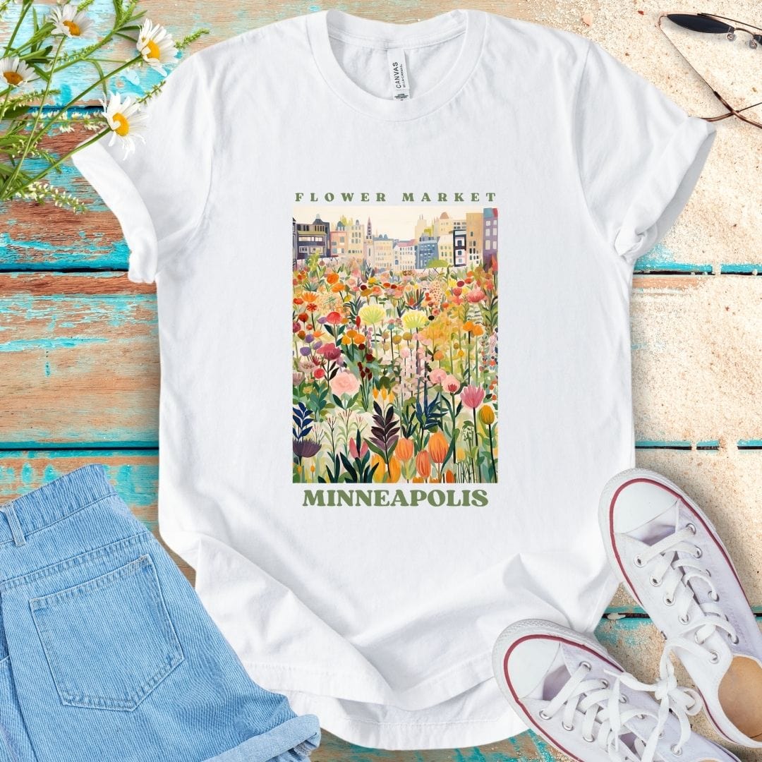 Flower Market Tee - Minneapolis