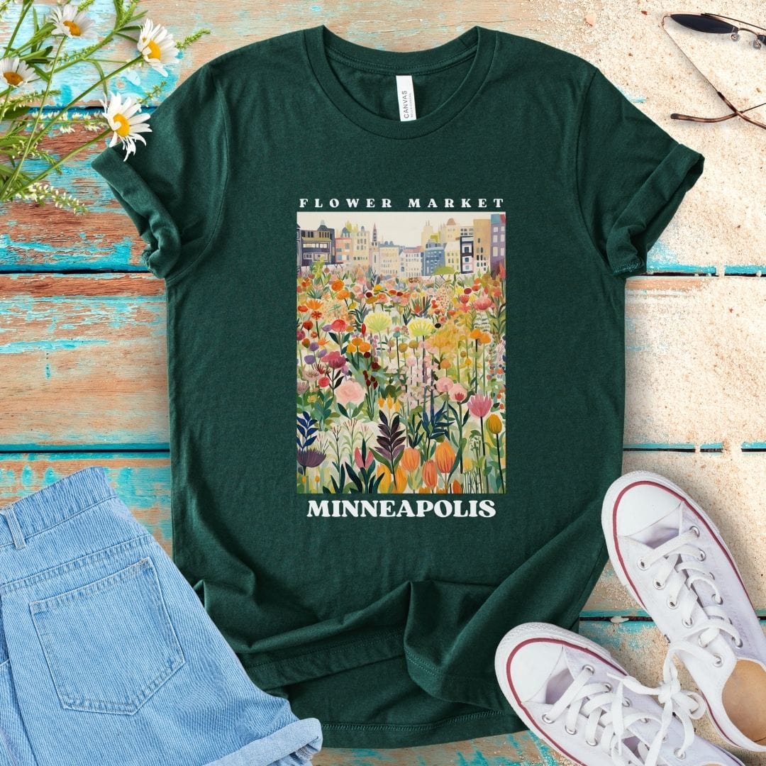 Flower Market Tee - Minneapolis