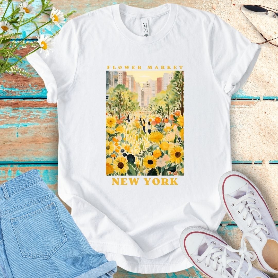 Flower Market Tee - New York