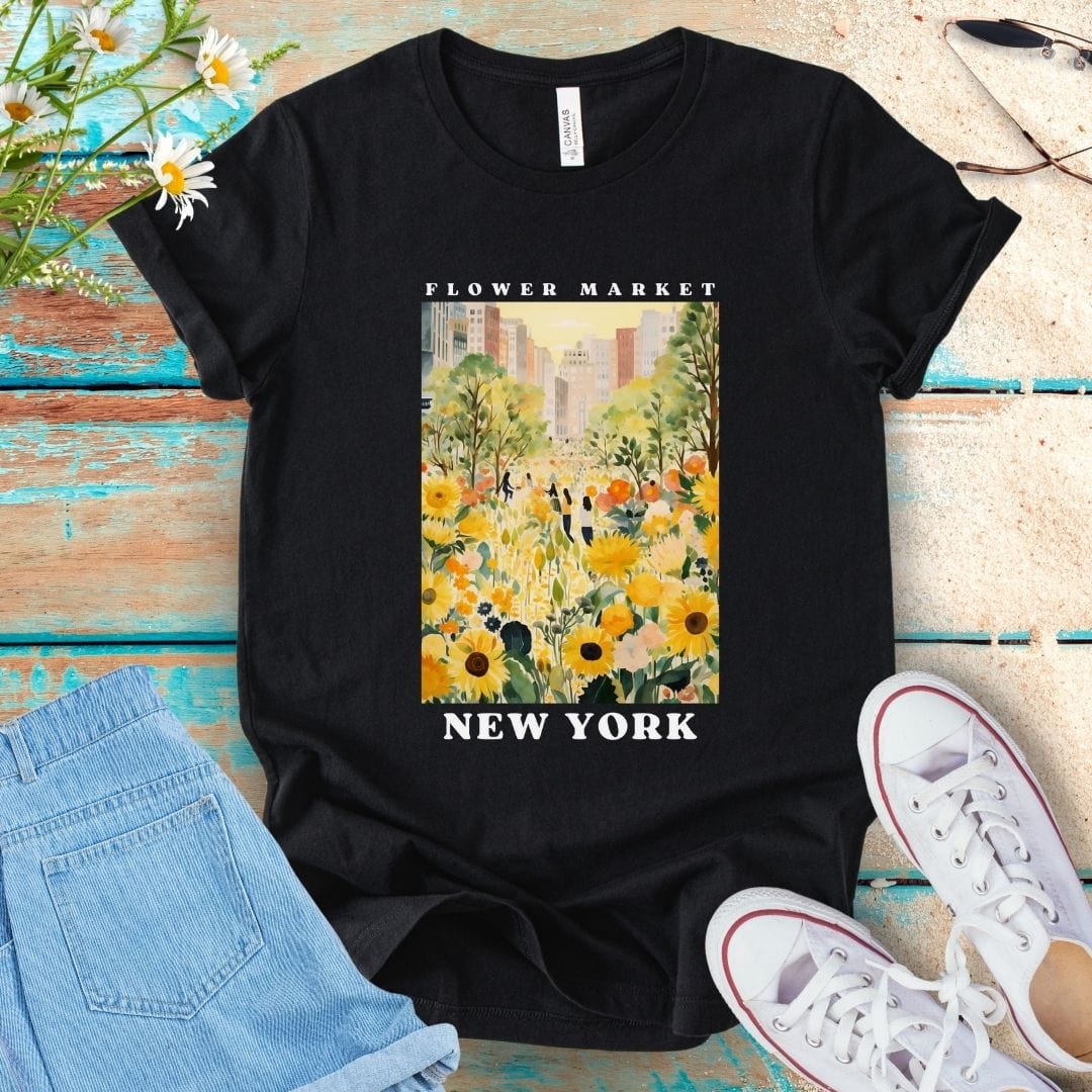 Flower Market Tee - New York