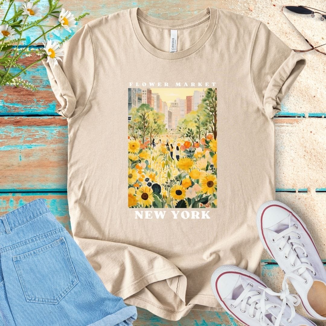 Flower Market Tee - New York
