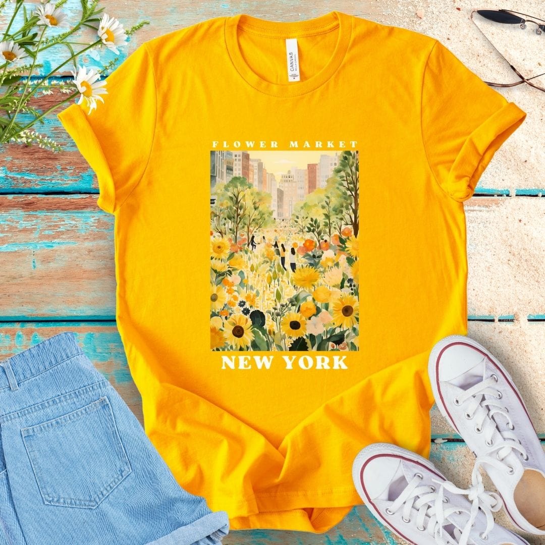 Flower Market Tee - New York
