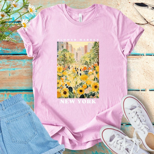 Flower Market Tee - New York