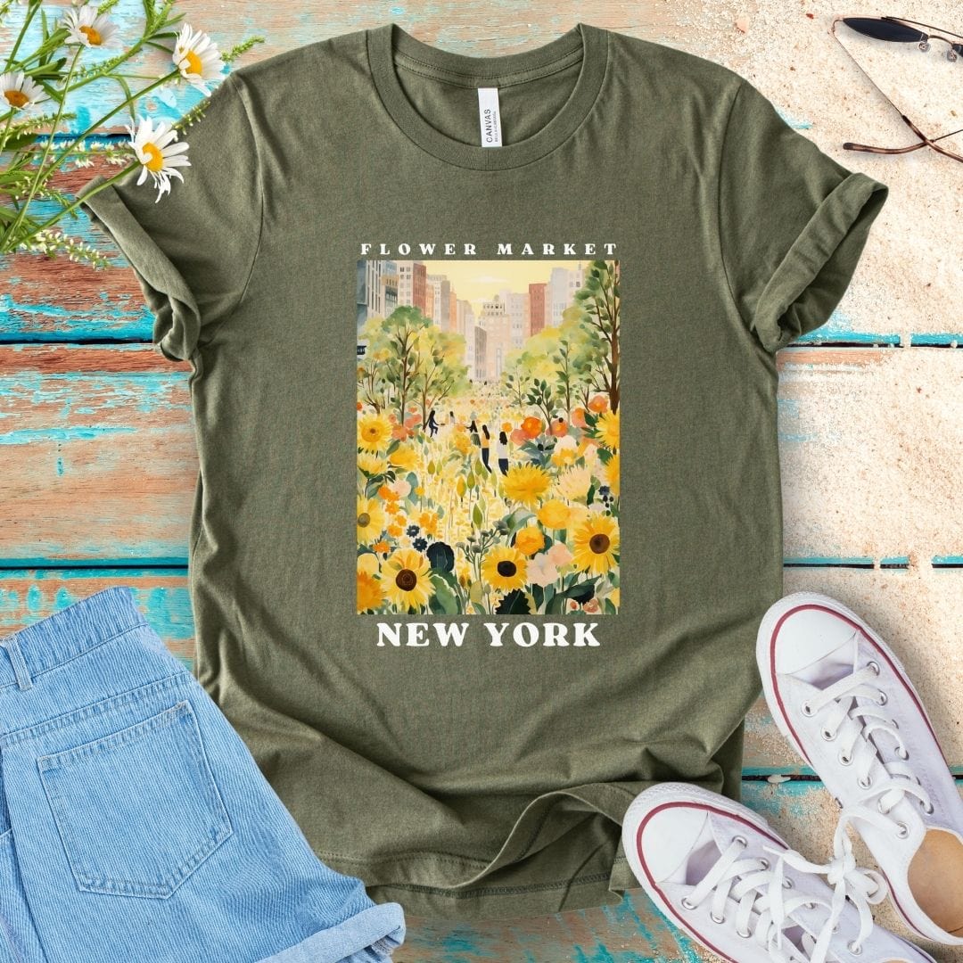 Flower Market Tee - New York