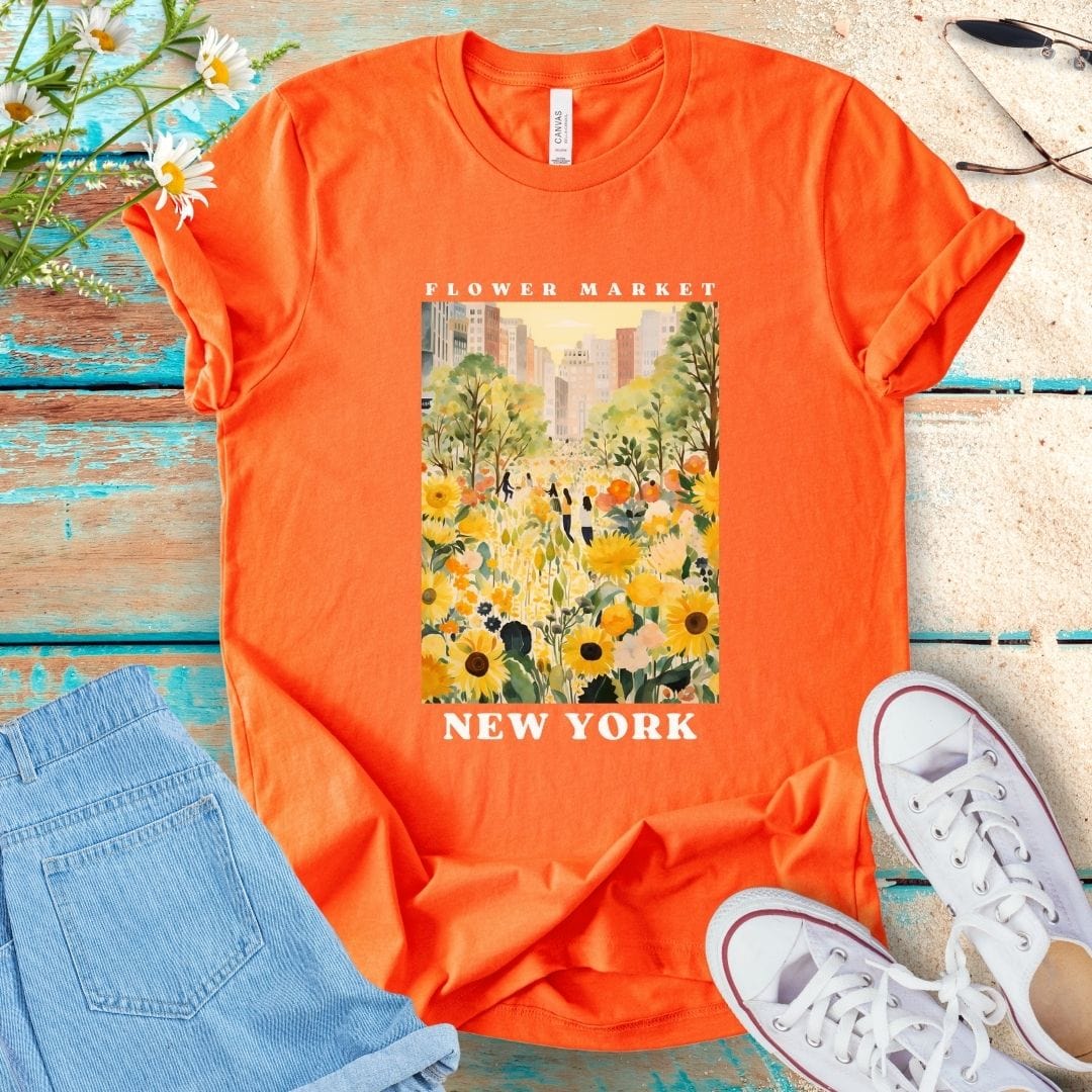 Flower Market Tee - New York