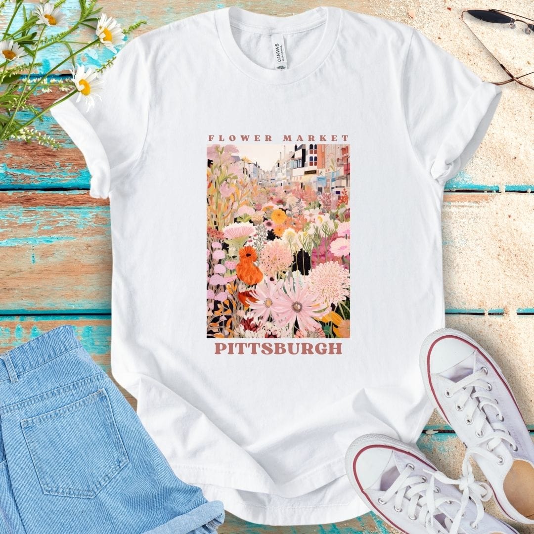 Flower Market Tee - Pittsburgh