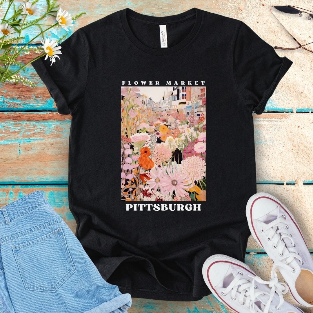Flower Market Tee - Pittsburgh