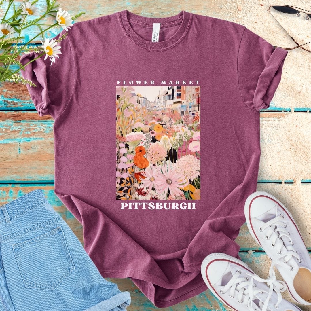 Flower Market Tee - Pittsburgh