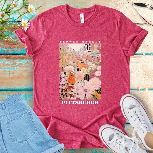 Flower Market Tee - Pittsburgh