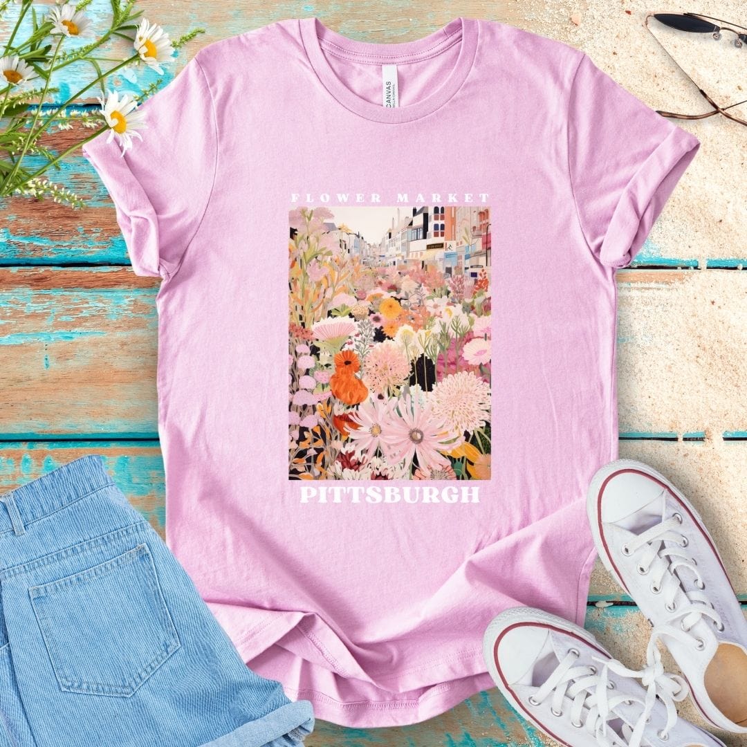 Flower Market Tee - Pittsburgh