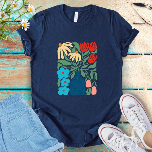Abstract Flower Tee