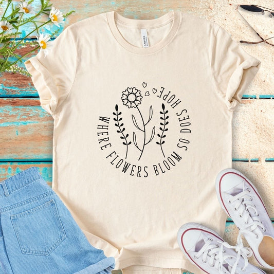 Flower Quote Tee