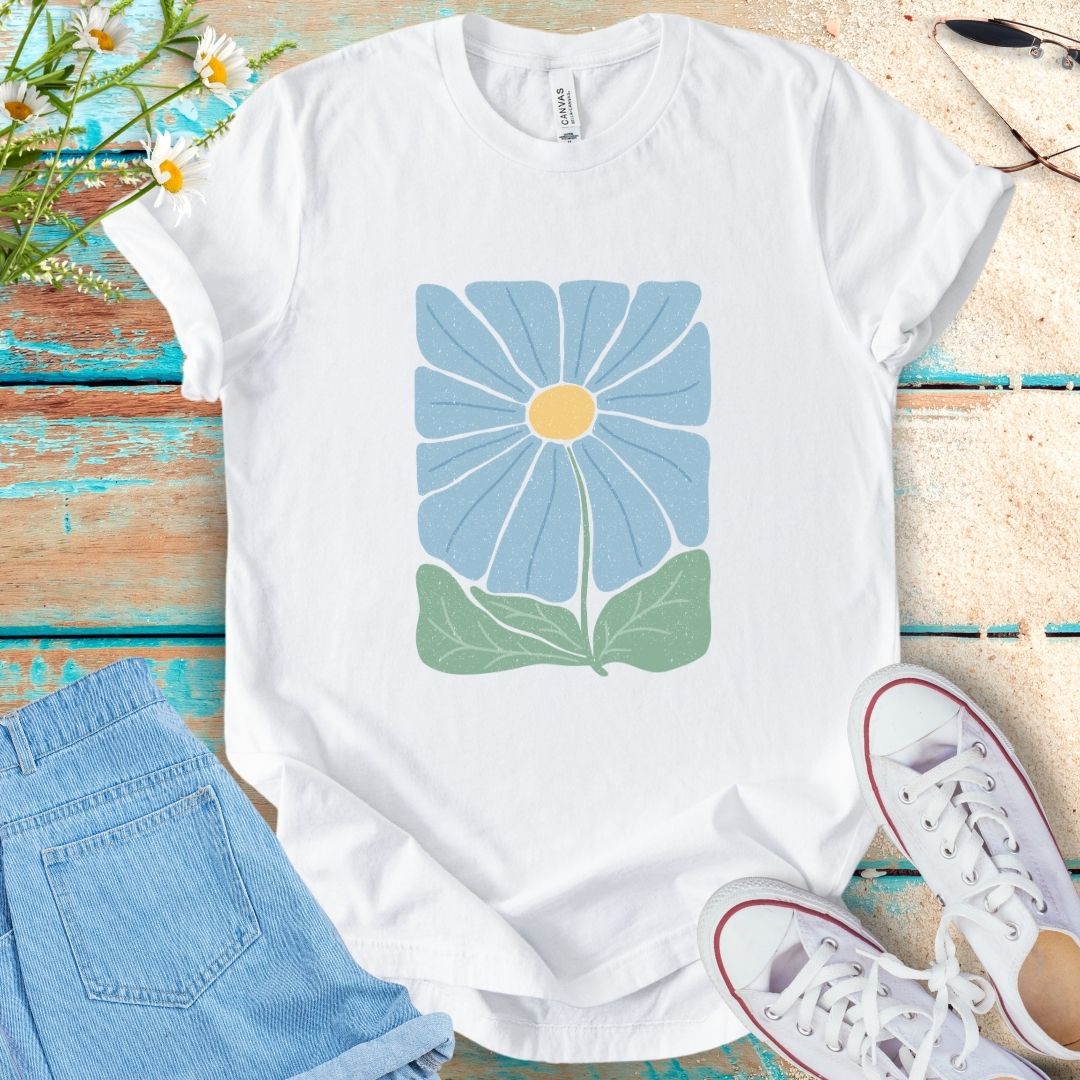 Abstract Flower Tee