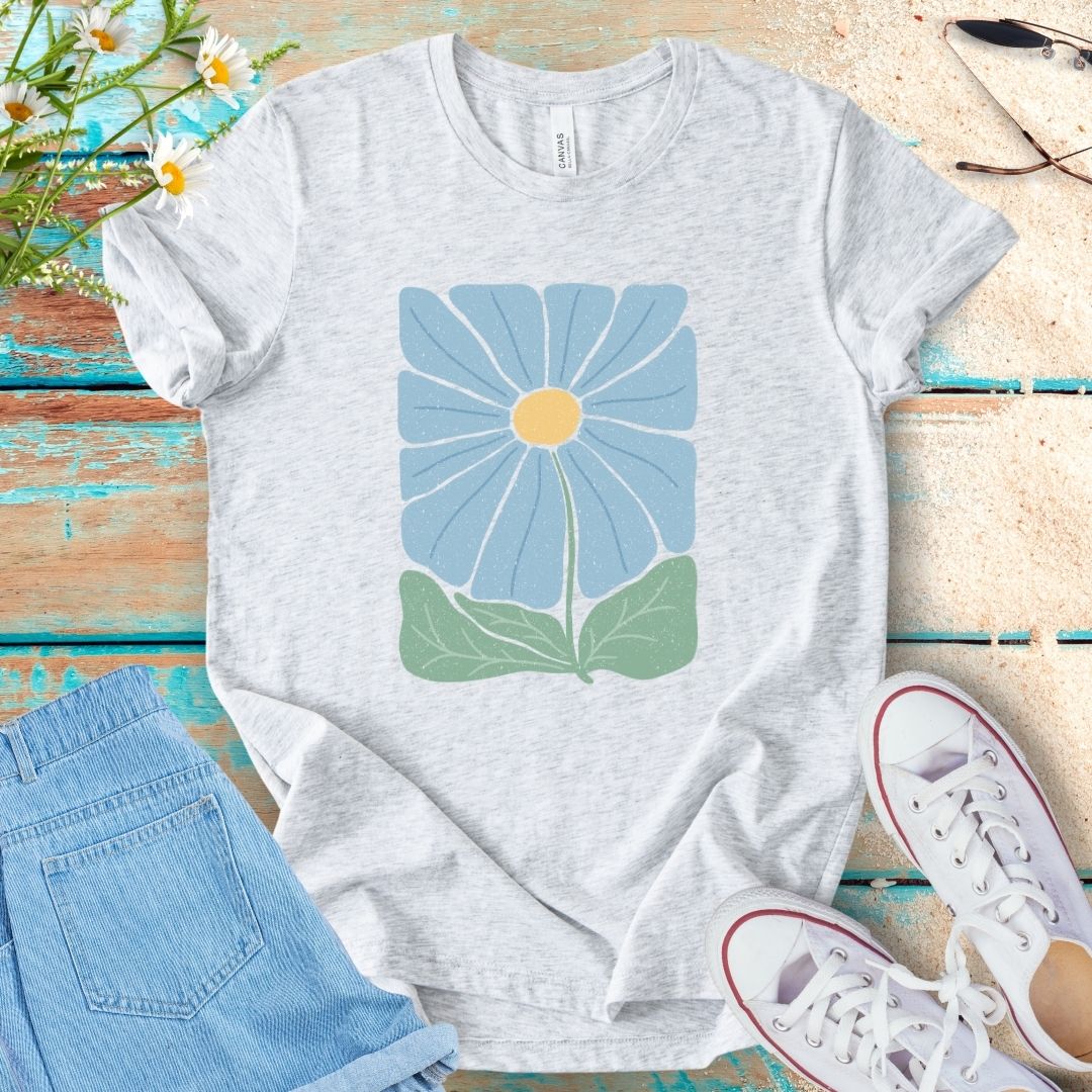 Abstract Flower Tee