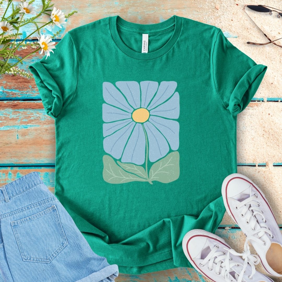 Abstract Flower Tee