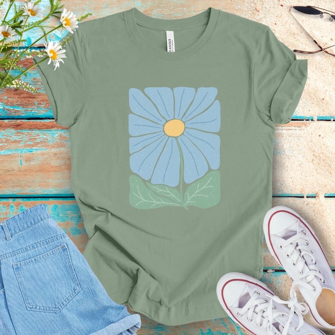 Abstract Flower Tee