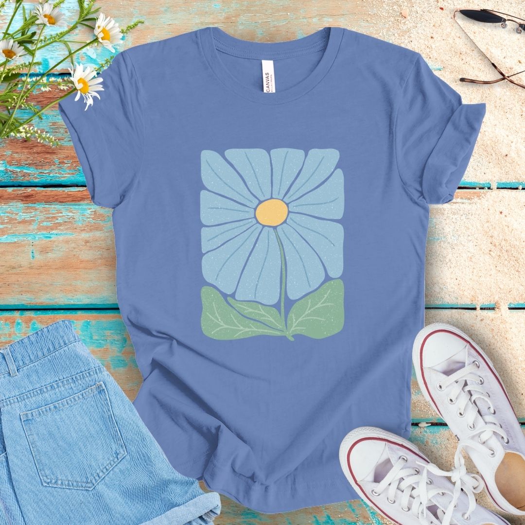 Abstract Flower Tee